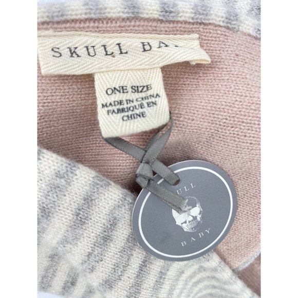 Skull Baby Cashmere Scarf NWT 40”x28” (B9) - Picture 8 of 9